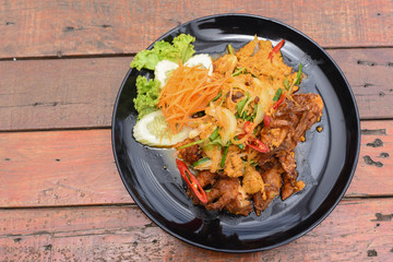 Stir-fried Soft-shelled Crab in Curry Powder