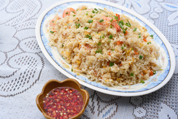 Seafood fried rice