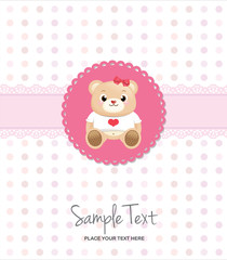 Teddy Bear greeting card