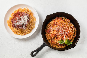 イタリアンパスタ　 アマトリチャーナ　 Spaghetti All'Amatriciana