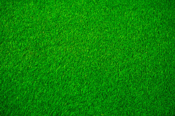 Artificial green grass texture for background 