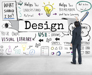 Design Graphic Creative Ideas Objective Planning Concept