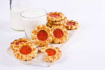 Shortbread with jam