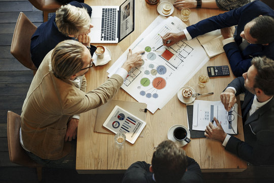 Business People Meeting Conference Discussion Corporate Concept