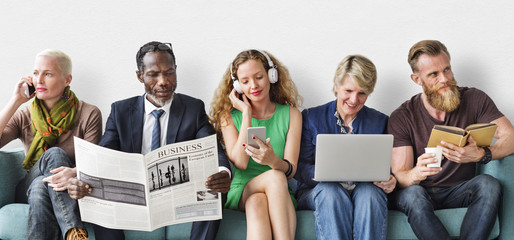 Diversity Group of People Lifestyle Communication Concept