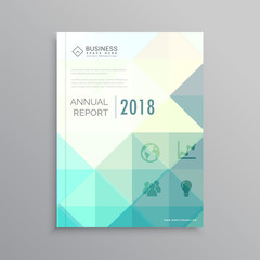 stylish magazine cover annual report business flyer brochure tem