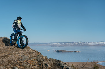 Fototapeta premium Fatbike fat bike or fat-tire bike 