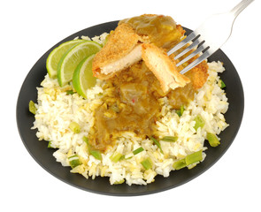 Katsu Chicken Curry With Rice