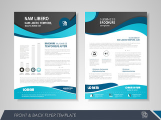 Corporate identity template brochure