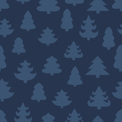 Winter forest background