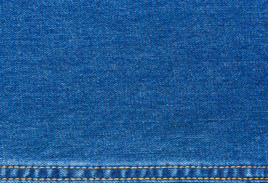 Jeans texture with seams for background.