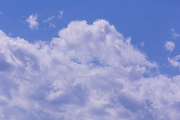 Clouds in blue sky