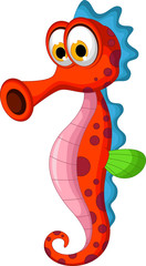 funny seahorses cartoon