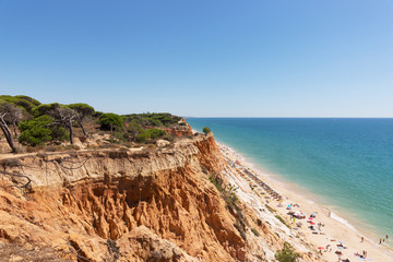 Praia da Falesia beach in Algarve, Portugal