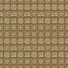 Celtic knot seamless pattern