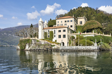 Fototapeta na wymiar Villa Balbianello Lago di Como