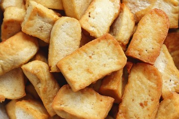 Fresh tofu or fried tofu