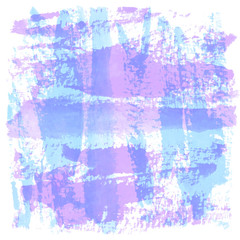 Abstract blue and violet watercolor on white background