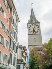Fototapeta na wymiar Saint Peter clock tower