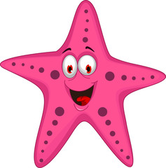cute starfish cartoon - 124707043