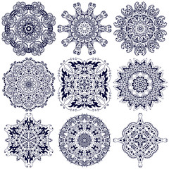 Set of mandalas