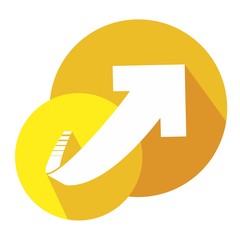 Pfeil aufsteigend2510d