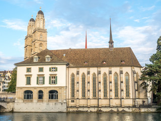 Grossmunster church in Zurich