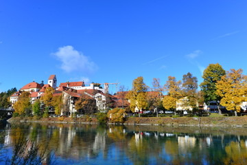 Fototapeta na wymiar Füssen im Ostallgäu Bayern