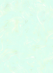 Creative hand made gilded,marble texture on the mint blue backgr