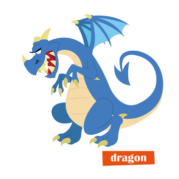 evil fire-breathing dragon.