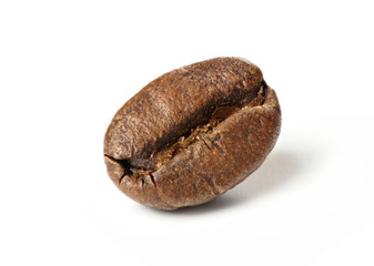 roasted coffee beans. macro