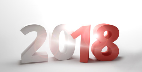 2018 red 3d render sylvester 2018