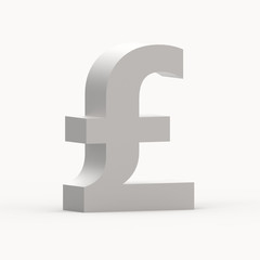 Obraz premium grey pound sign
