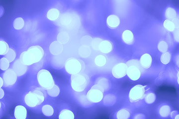 Fototapeta premium Blue Abstract christmas lights as background