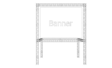 Backdrop stand by Truss system