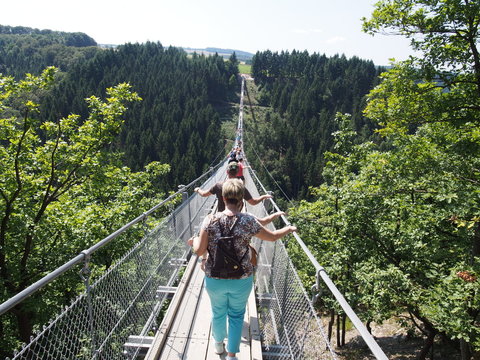 H&auml;ngeseilbr&uuml;cke - Geierlay - Hunsr&uuml;ck
