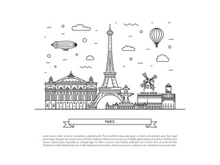 Architectural landmarks of Paris