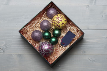 Colorful Christmas or New Year decoration