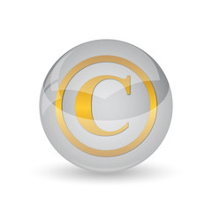 Fototapeta premium Copyright icon