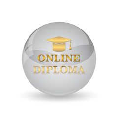 Online diploma icon