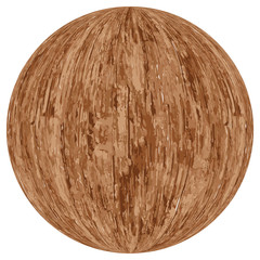 ball of wood, wooden sphere