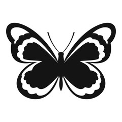 Small butterfly icon. Simple illustration of small butterfly vector icon for web