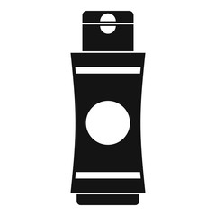 Tube of cream or gel icon. Simple illustration of tube of cream or gel vector icon for web