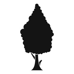 Cypress icon. Simple illustration of cypress vector icon for web