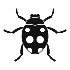 Ladybug icon. Simple illustration of ladybug vector icon for web