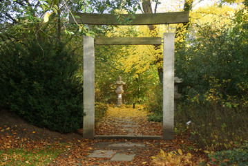 Asiatischer Torbogen