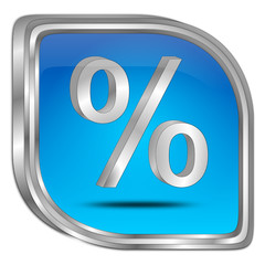 Obraz premium Discount button - 3D illustration