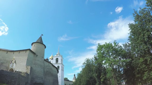 Pskov Kremlin in summer