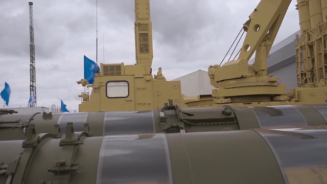 Self-propelled rocket launcher S-300VM "Antey-2500" (SA-23 Gladiator) - Russian anti-aircraft missile system of large and medium-range air defense missile system (ADMS)