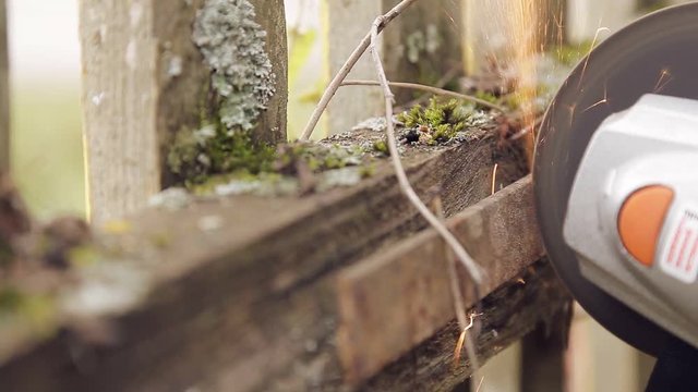 cutting of metal balk